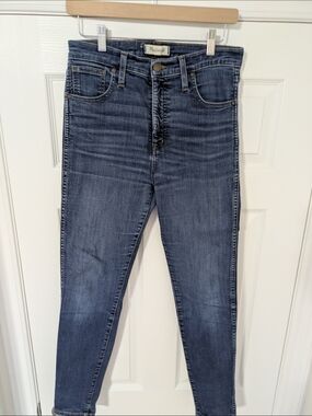 Madewell High-Rise Skinny Jeans in Dark Wash